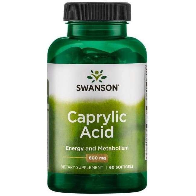 Caprylic Acid, 600mg - 60 softgels