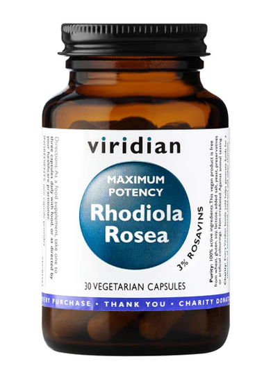 Viridian Maxi Potency Rhodiola Rosea 30 caps