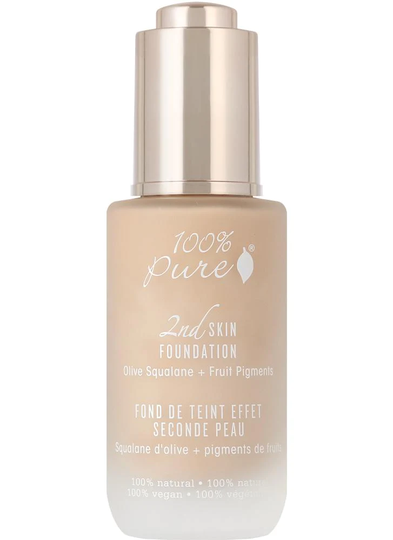100% Pure 2nd Skin Foundation Shade 1 35ml
