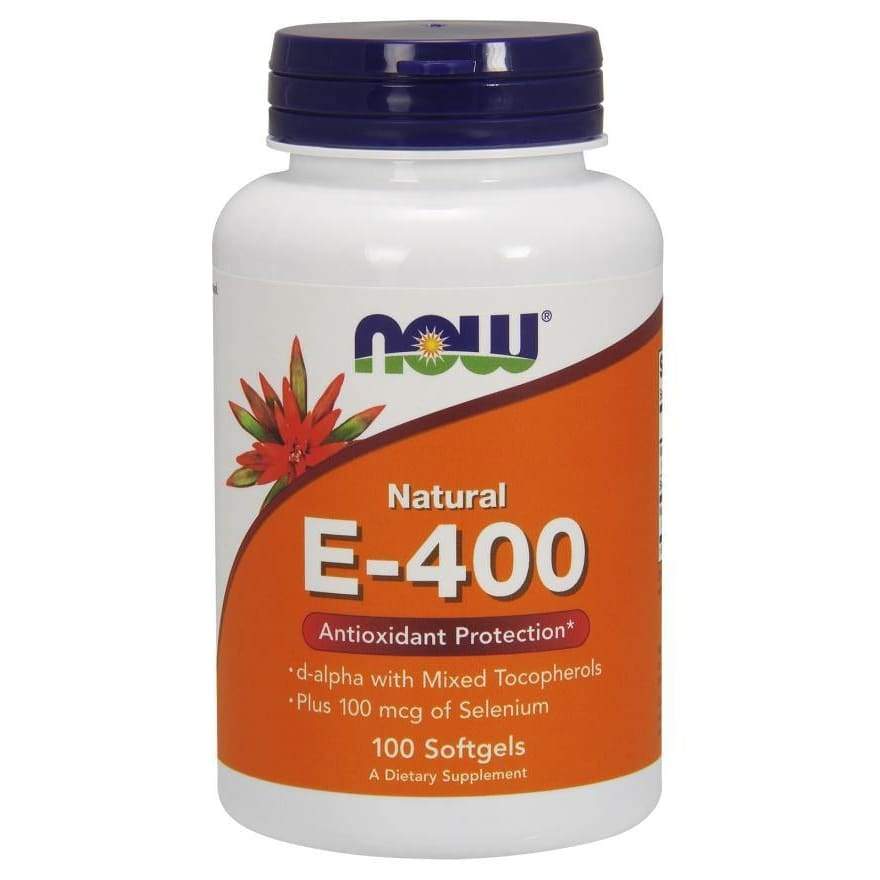 Vitamin E-400 IU with Selenium - 100 softgels