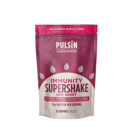 Pulsin Immunity Supershake With Red Berries, 980gr