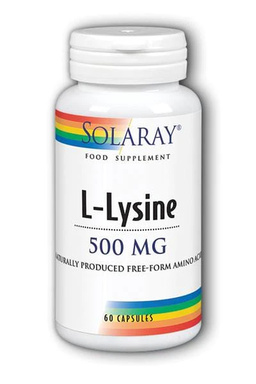 Solaray L-Lysine 500mg, 60 Capsules