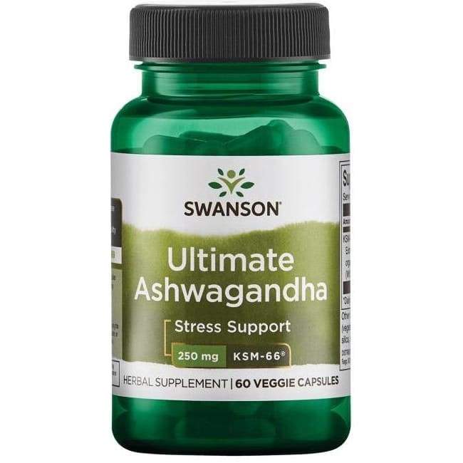 Ashwagandha Ultimate KSM-66, 250mg - 60 vcaps