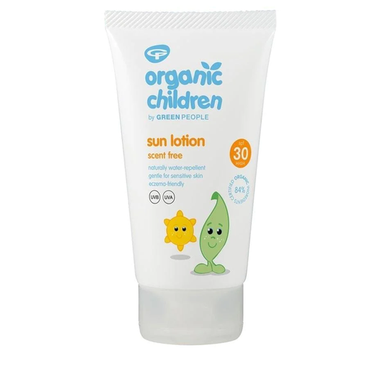 Green People Organic Children Sun Cream SPF30- Scent Free, 150ml
