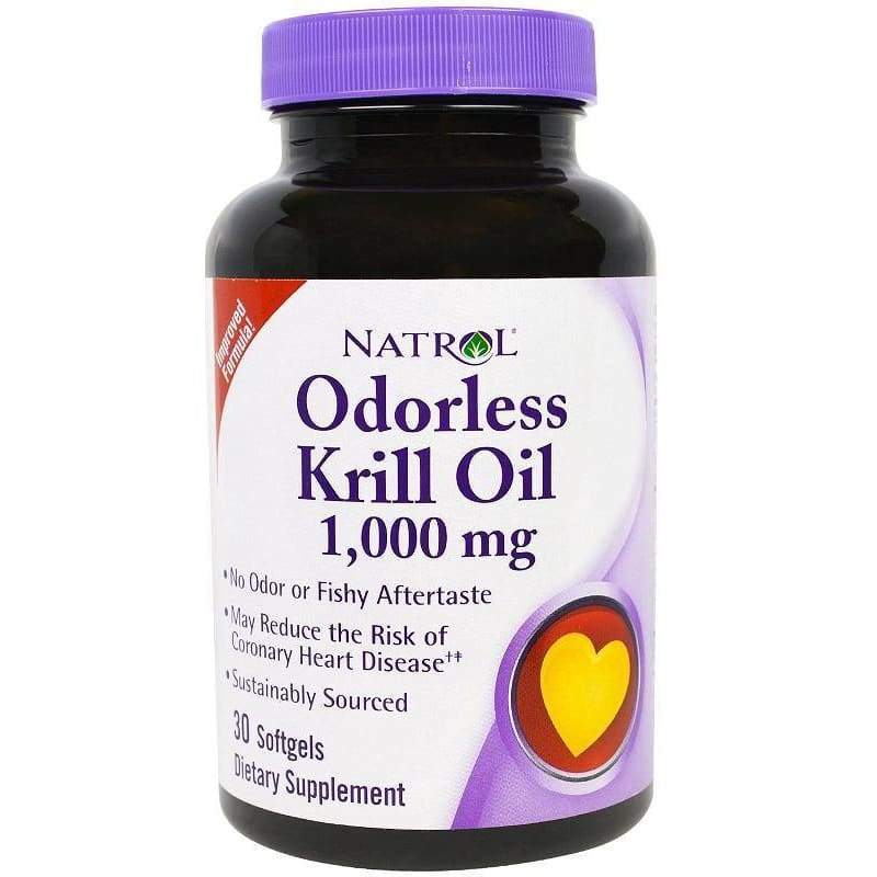 Odorless Krill Oil, 1000mg - 30 softgels