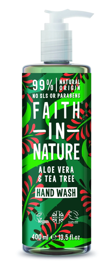 Faith in Nature Aloe Vera & Tea Tree Hand Wash, 400ml