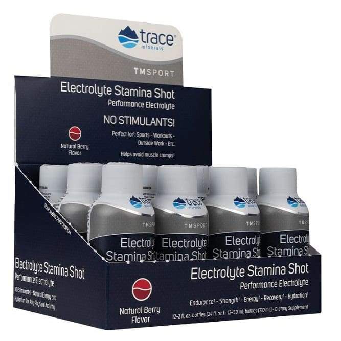 Electrolyte Stamina Shot, Natural Berry - 12 x 59 ml.