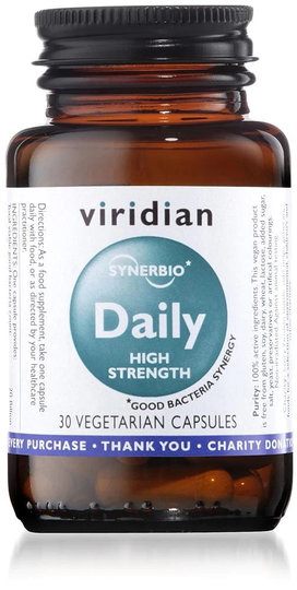 Viridian Synbiiotic Daily High Strength,30 Capsules