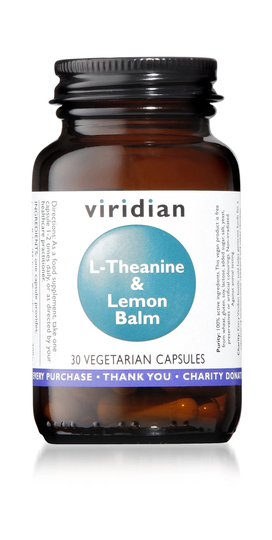 Viridian L-Theanine & Lemon Balm, 30 VCapsules