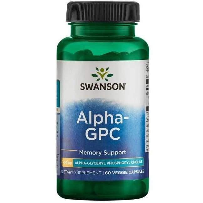 Alpha-GPC Alpha GlyceroPhosphoCholine, 300mg - 60 vcaps