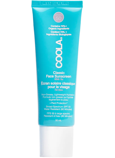 Coola Classic Face Sunscreen SPF50 White Tea 50ml