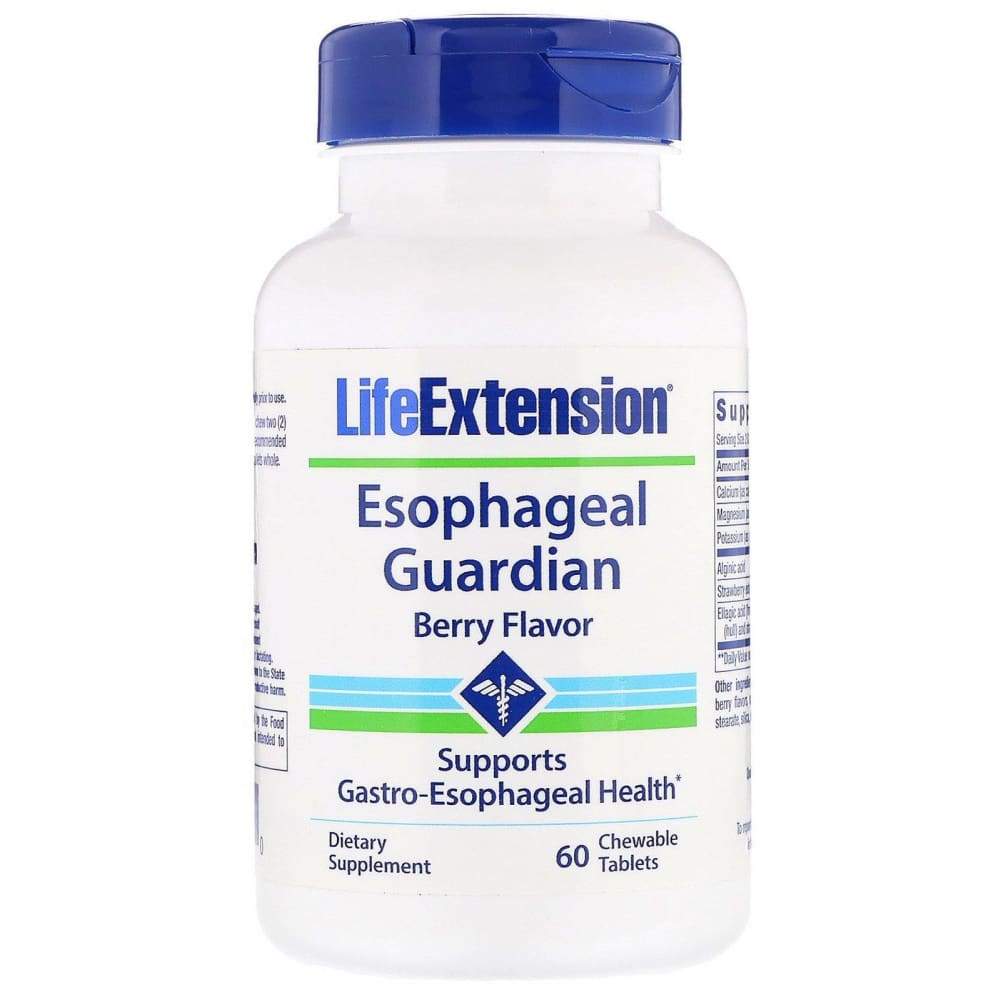 Esophageal Guardian, Berry Flavor - 60 chewable tabs