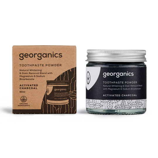 Georganics Toothpaste Powder- Activated Charcoal, 60ml