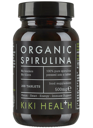KIKI Health Organic Spirulina Tablets 200 tablets