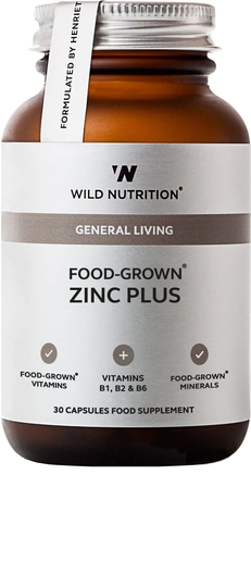 Wild Nutrition Ltd Food-Grown Zinc Plus, 30 VCapsules