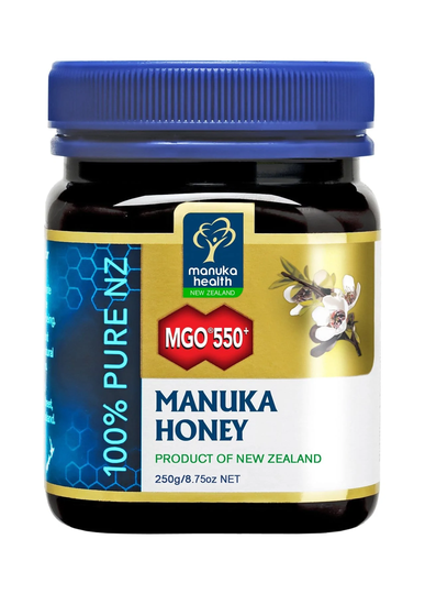 Manuka Health MGO 550+ Pure Manuka Honey, 250g
