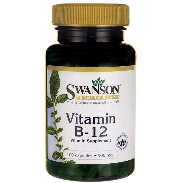 Vitamin B-12, 500mcg - 100 caps