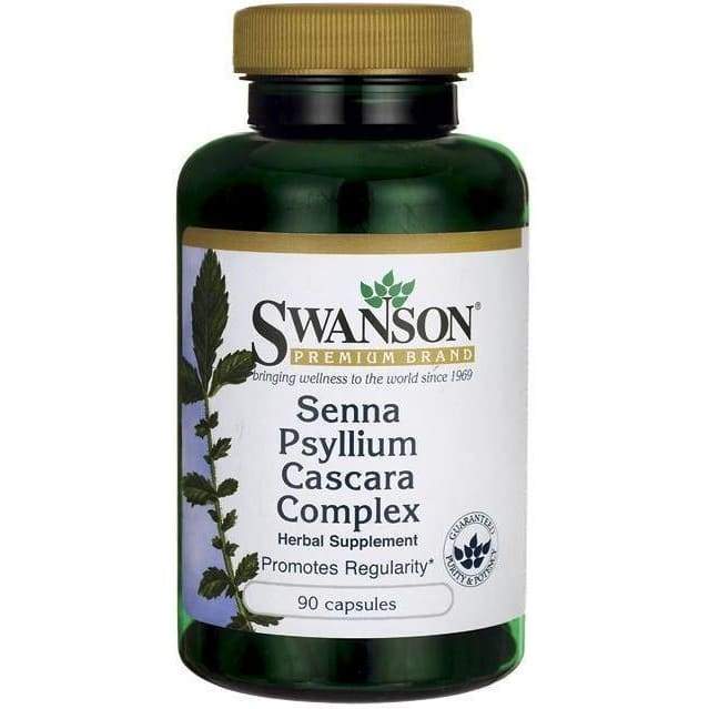 Senna Psyllium Cascara Complex - 90 caps