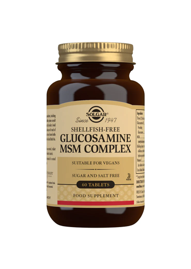 Solgar Glucosamine MSM Complex, 60 Tablets