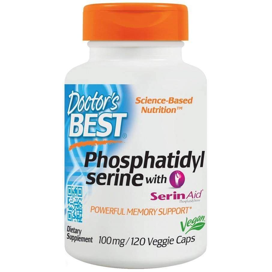 Phosphatidylserine Serine with SerinAid, 100mg - 120 vcaps