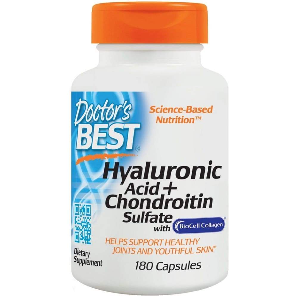 Hyaluronic Acid + Chondroitin Sulfate with BioCell Collagen - 180 caps