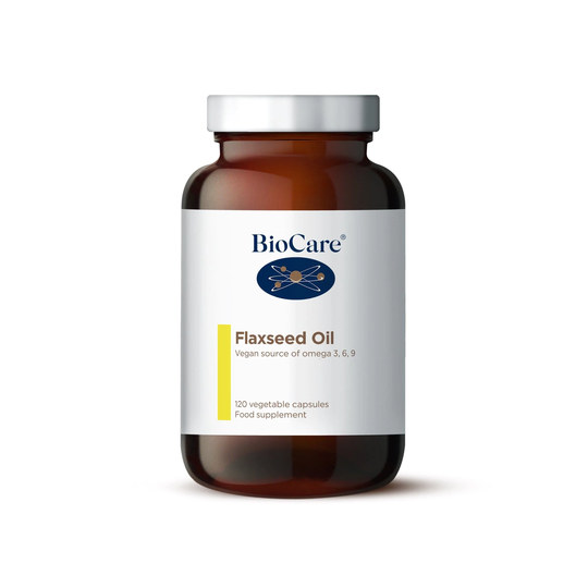 Biocare Flaxseed Oil, 120 Capsules