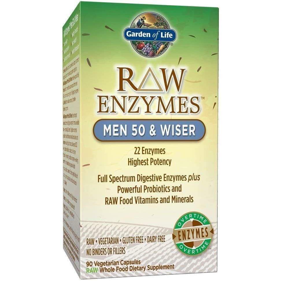 RAW Enzymes Men 50 & Wise - 90 vcaps