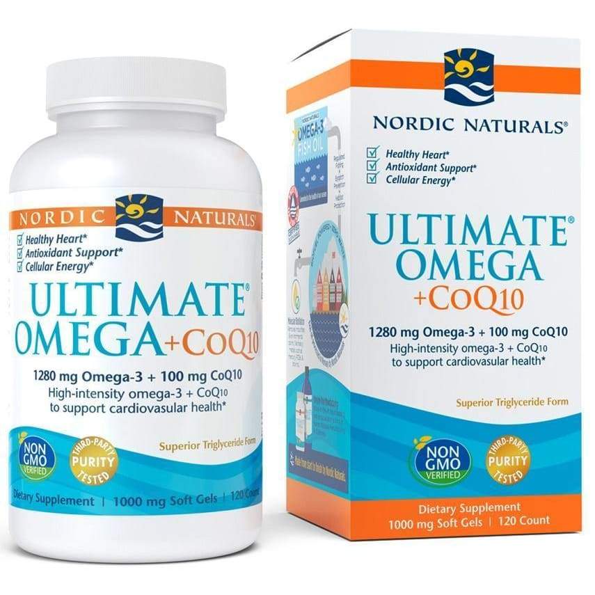 Ultimate Omega + CoQ10, 1280mg - 120 softgels
