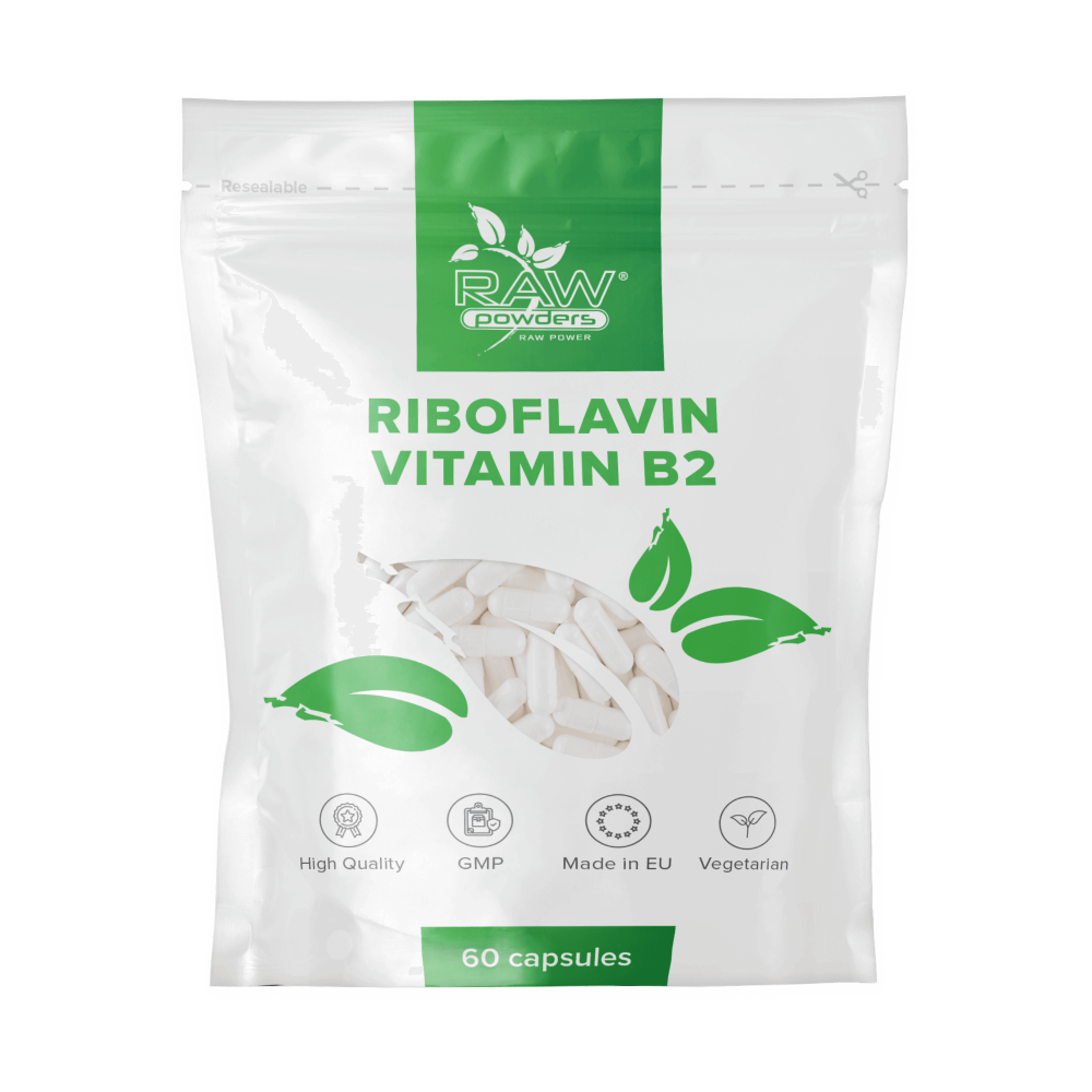 Riboflavin (Vitamin B2) 100mg 60 Capsules