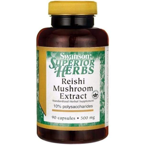 Reishi Mushroom Extract, 500mg - 90 caps