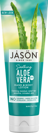 Jason Organic Aloe Vera 84% HB Lotion, 227gr