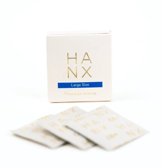 Hanx Fair Rubber Condom, large 3 Pack