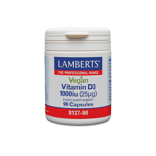 Lamberts Vegan Vitamin D3 1000 I.U, 90 Capsules