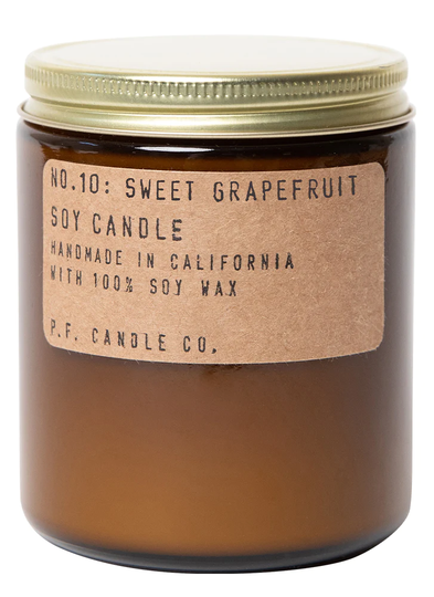 P.F. Candle Co. No. 10 Sweet Grapefruit Standard Soy Jar Candle 204g