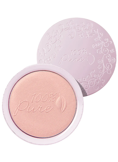 100% Pure Fruit Pigmented Gemmed Luminizer Pink Gold Taffeta 9g