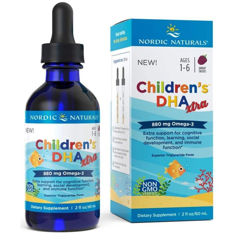 Children's DHA Xtra, 880mg Berry Punch - 60 ml.