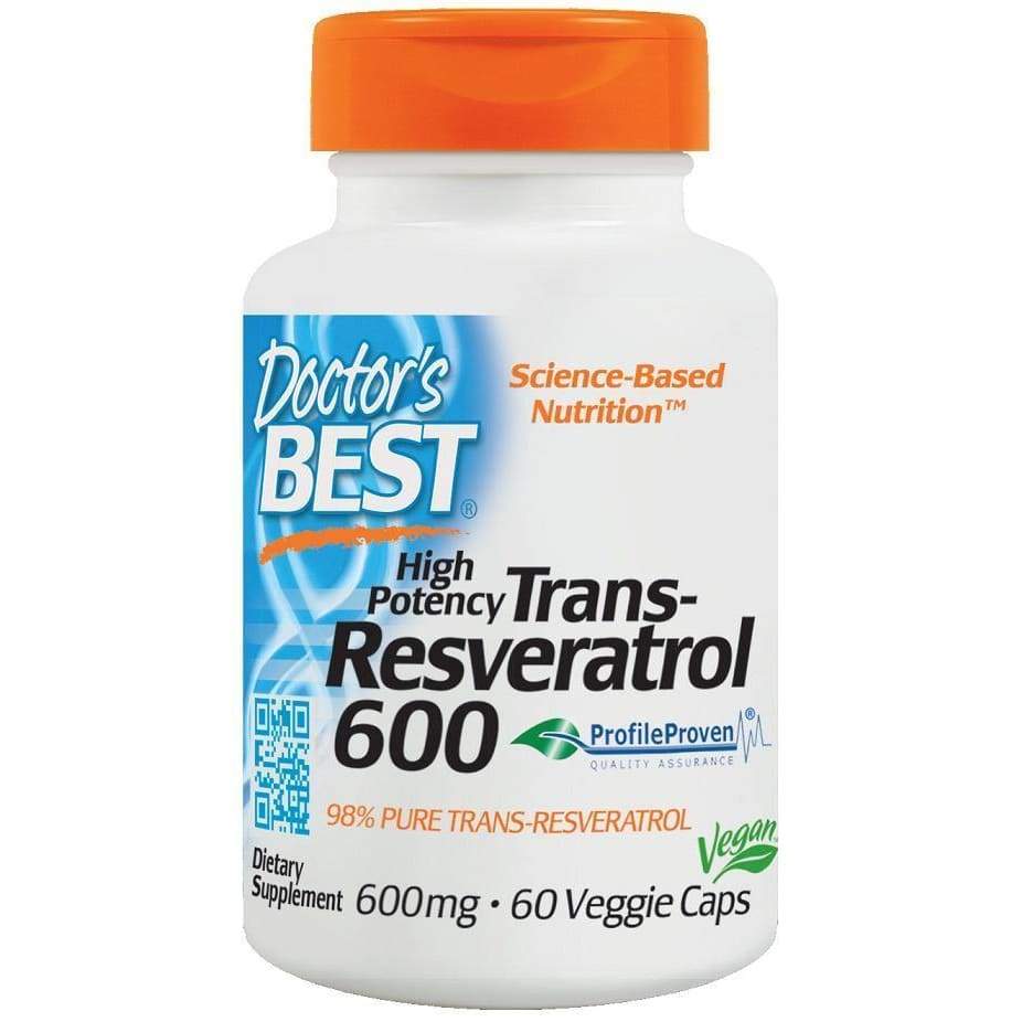 Trans-Resveratrol 600, 600mg - 60 vcaps