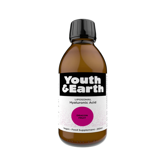 Youth & Earth Liposomal Hyaluronic Acid 100mg, Dragonfruit 250ml