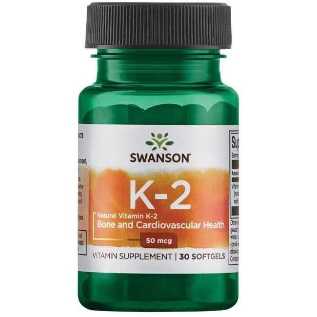 Vitamin K-2 - Natural, 50mcg - 30 softgels