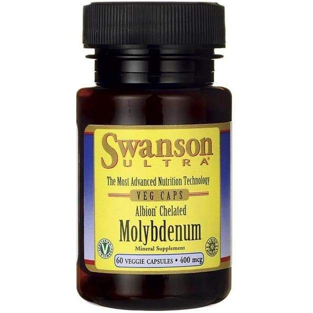 Albion Chelated Molybdenum, 400mcg - 60 vcaps