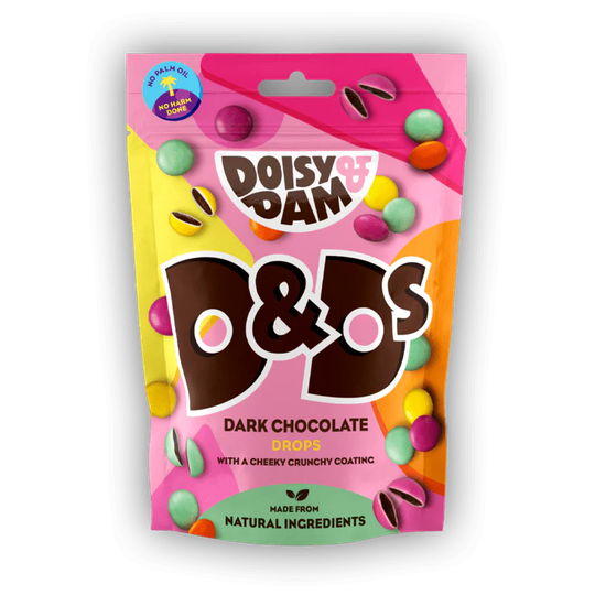 Doisy & Dam Dark Chocolate Drops- Share Bag, 80gr