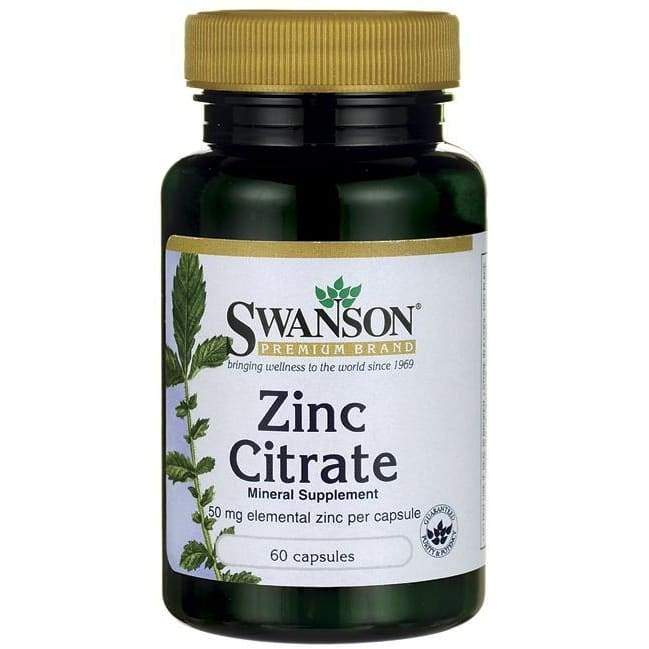 Zinc Citrate, 50mg - 60 caps