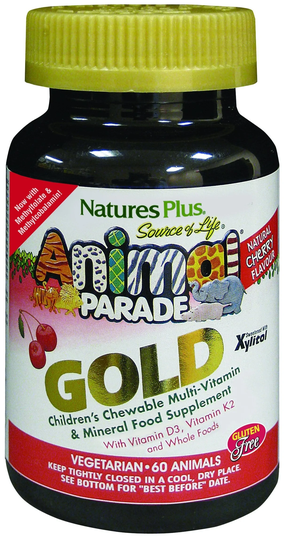Nature's Plus Animal Parade Gold, Cherry, 60 Chewables