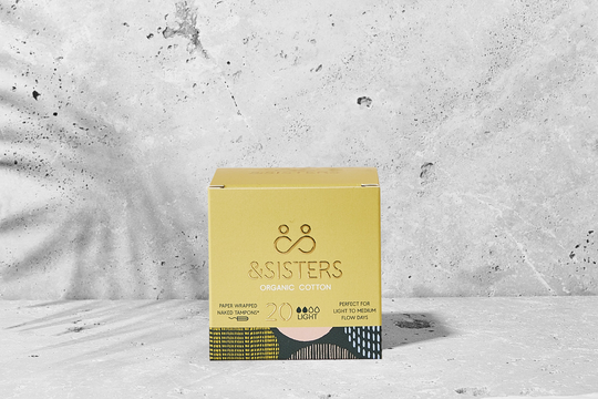 &Sisters Naked Tampons Plastic Free, Light 20 Pack