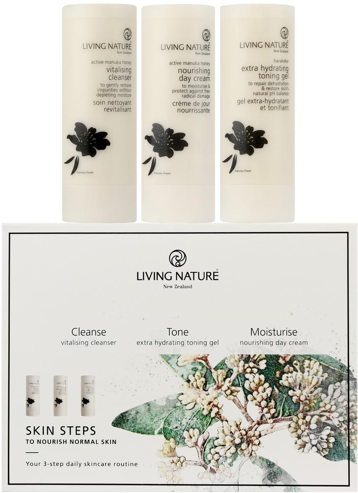 Living Nature Skin Steps to Nourish Normal Skin