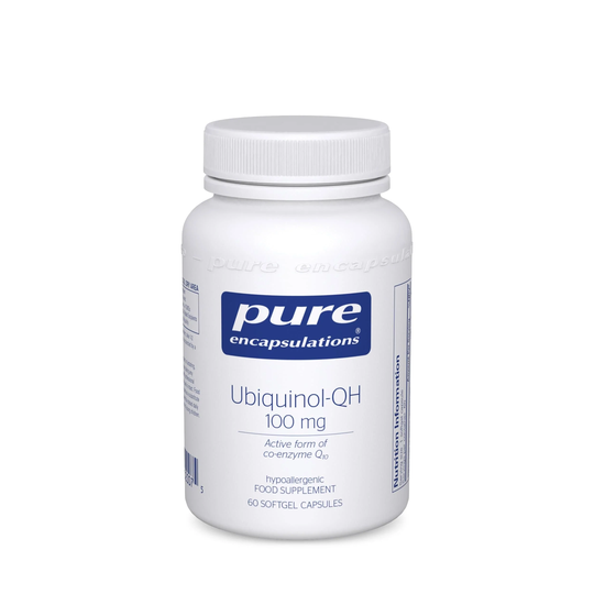 Pure Encapsulations Ubiquinol-QH 100mg, 60 Soft Gels
