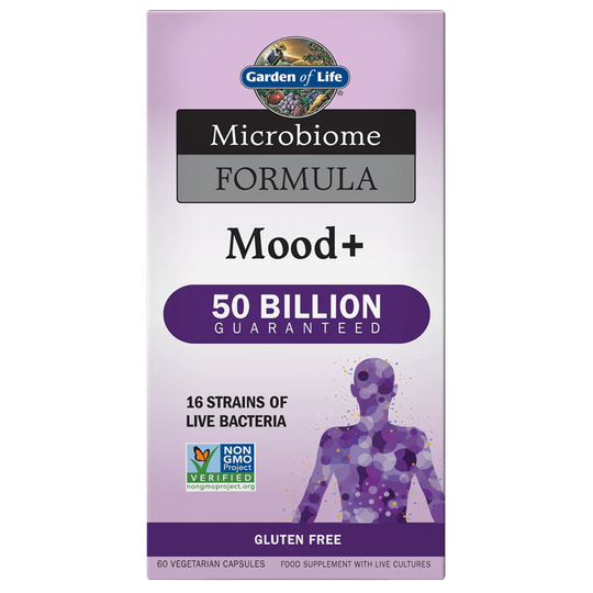 Garden Of Life Microbiome Fomula Mood+ , 60 Capsules