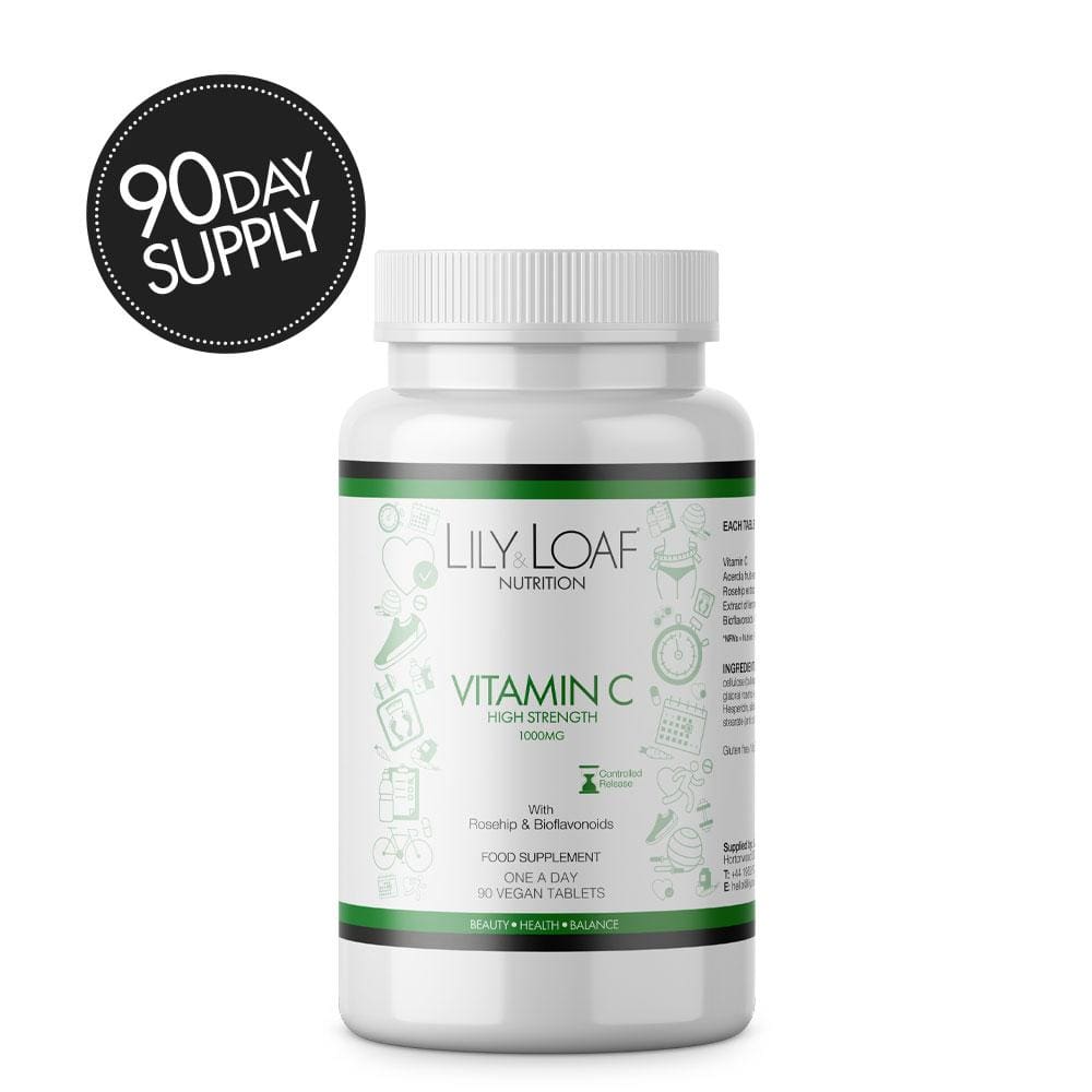 Vitamin C High Strength 1,000mg – controlled release (90 Tablets)