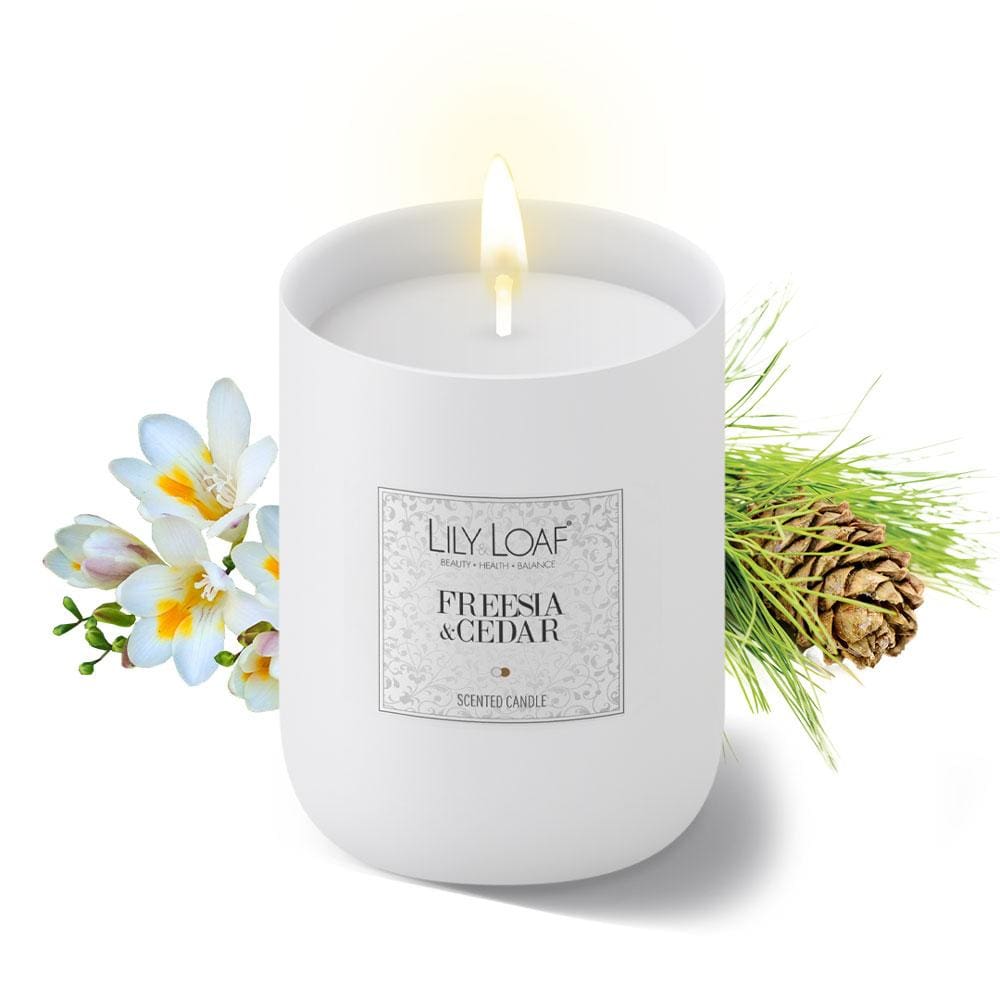 Freesia & Cedar Soy Wax Candle