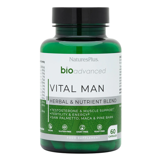 Natures Plus Bioadvanced Vital Man, 60 Capsules